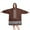 Brown Silver Football, variant on Brown Silver Football Pattern Wearable Oversized Blanket,Wearable Blanket Hoodie for Adults,Cozy Hooded Blankets with Super Pockets,Super Warm Fuzzy Pullover for Women & Men