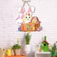 thumbnail image 5 of Decoraciones de Pascua, adornos de Pascua, regalos de Pascua, lindos conejos de Pascua, adornos de papel para puerta, decoración de fiesta, suministros colgantes, decoración detrás de la entrada princ, 5 of 6
