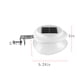 thumbnail image 3 of Farola solar | Foco LED exterior impermeable IP65 con sensor de movimiento | Luz de seguridad de anochecer a amanecer para jardín, patio, cerca y entrada, 3 of 6