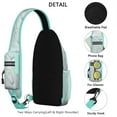 thumbnail image 3 of Crossbody Sling Backpack for Women Men Oysters and Starfish Pattern Shoulder Sling Crossbody Casual Chest Bag for Travel Sports Running Hiking, 3 of 5