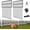 10 Panels, 17 in(H) X 10.8 ft(L), Black, variant on 25 Panels Garden Fencing Animal Barrier, 17in (H) X 27ft (L) Dog Dig Fence Barrier, 1.25in Gap Rustproof Metal Stakes Decorative Garden Fence, Ground Defense Border for Outdoor, Yard, Patio, White