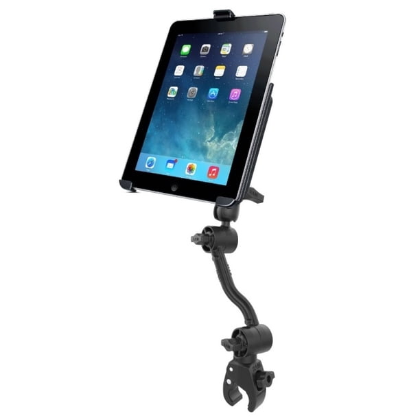 RAM Long ToughClaw Wheelchair Rail Mount Holder Kit for Apple iPad 2 3