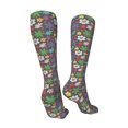 thumbnail image 3 of Kdxio Daisies Flowers Funny Silky Novelty Funky Long Knee High Socks Soft 3D Print Cosplay Crazy Stockings for Men Women, 3 of 8