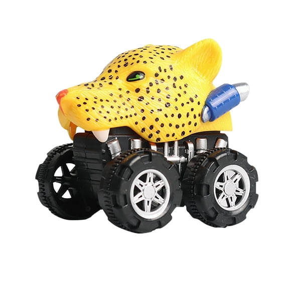Gallickan Animal Truck Toy Dinosaur Pull Back for Kids 3 Multicolor Mini