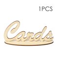 thumbnail image 1 of DIY Cartes en Bois Signe Mariage Fête Table Debout Tableau Suspendu Décoration, 1 of 9