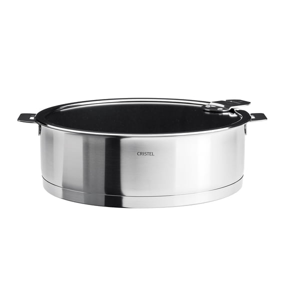 Cristel Strate Removable Handle 4.4-Qt. Nonstick Saute Pan