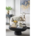 thumbnail image 7 of A&B Home Distressed Ceramic Ivory Vase with Gold Accent 6.3" x 6.3" x 7.9", 7 of 7