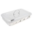 thumbnail image 4 of Caja de instrumentos de acero inoxidable Baoblaze con tapa y agujeros 304 11.5 pulgadas, 4 of 7