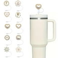 thumbnail image 4 of QHUDLV HFLWYWD Straw Covers ,10pcs Silicone Straw Cover Cute Straw Topper for 30&40 Oz Tumbler,Reusable Straw Tips Lids Cup Accessories, 4 of 9