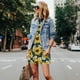 thumbnail image 4 of Disketp Sunflowers para Vestido sin Mangas para Mujeres, Vestidos de Verano para Mujeres, Casual y Holgado para la Playa, 4 of 7
