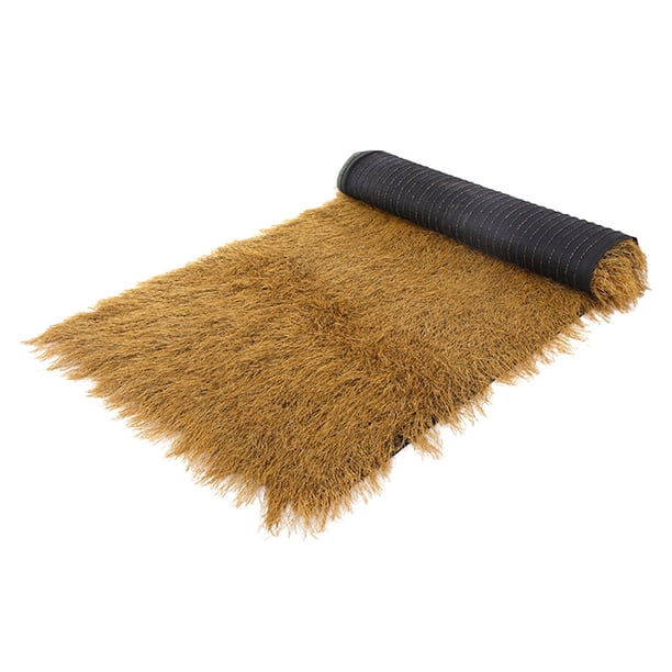 Techo de paja mexicana: Rollo de paja artificial para techos, ideal para bares tiki, cabañas, patios, piscinas, playas, fiestas hawaianas, jardines, cercas y decoración de sombrillas.