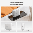 thumbnail image 4 of Belkin 40W Dual USB-C Wall Charger with USB-C to USB-C Cable – Fast Charging Adapter for iPhone 15/16, Samsung Galaxy, Google Pixel, iPad, AirPods & More – Silver, 4 of 7