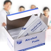 Angle View: 200Pcs Alcohol Swabs Pads Wipes Antiseptic Cleanser Cleaning For Home First Aid