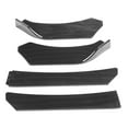 thumbnail image 3 of 4pcs Set Front Bumper Spoiler Lip Splitter Diffuser for 2006-2013 Lexus IS200T IS250 IS350 F-Sport, Carbon Fiber Style, 3 of 8