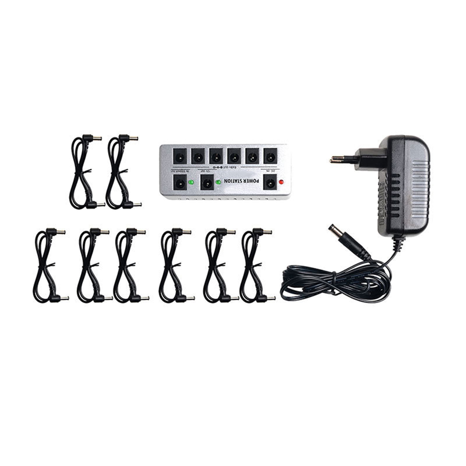 9V Guitar Effect Pedal Power Supply 6/8 Isolated Output Pedal Power Supply Short Circuit /Over Current Protections