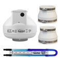 thumbnail image 1 of Kit de ventilador para mitigación de radón RadonAway RP145c con manómetro, 1 of 1