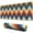 Orange Geometric Pattern, variant on Long Mouse Pads for Desk,Orange Paisley Pattern Desk Mats on Top Of Desks, Desk Mouse Pad Extra Large with 3mm Non-Slip Base and Stitched Edge for Gaming,Office,Work,Home 31.5"x11.8"