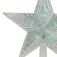 thumbnail image 3 of Northlight Lighted Flashing Crystal Star Christmas Tree Topper - 9" - Multicolor LED Lights, 3 of 3