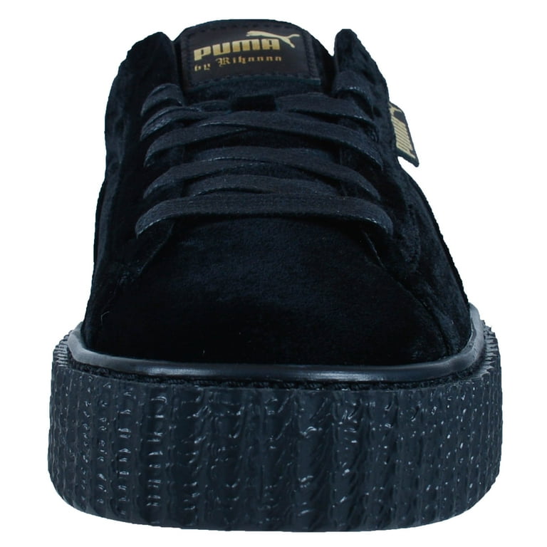 Womens Puma x Fenty By Rihanna Velvet Creepers Triple Black 364466