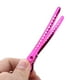 thumbnail image 3 of Juego de 12 pinzas divisorias de pico de pato, pinzas de metal para peinar el cabello. Rosa roja, 3 of 9
