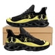 thumbnail image 1 of Zapatillas deportivas de malla resistentes al desgaste para mujer, con concienciación sobre el cáncer de autismo (), calzado cómodo para caminar., 1 of 6