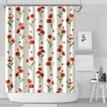 thumbnail image 2 of Waterproof Pioneer Shower Curtain 84x72 Inch Polyester Unique Colorful Floral Shower Curtain for Bathroom Hotel Home Decor with 12 Plastic Hooks, 2 of 5