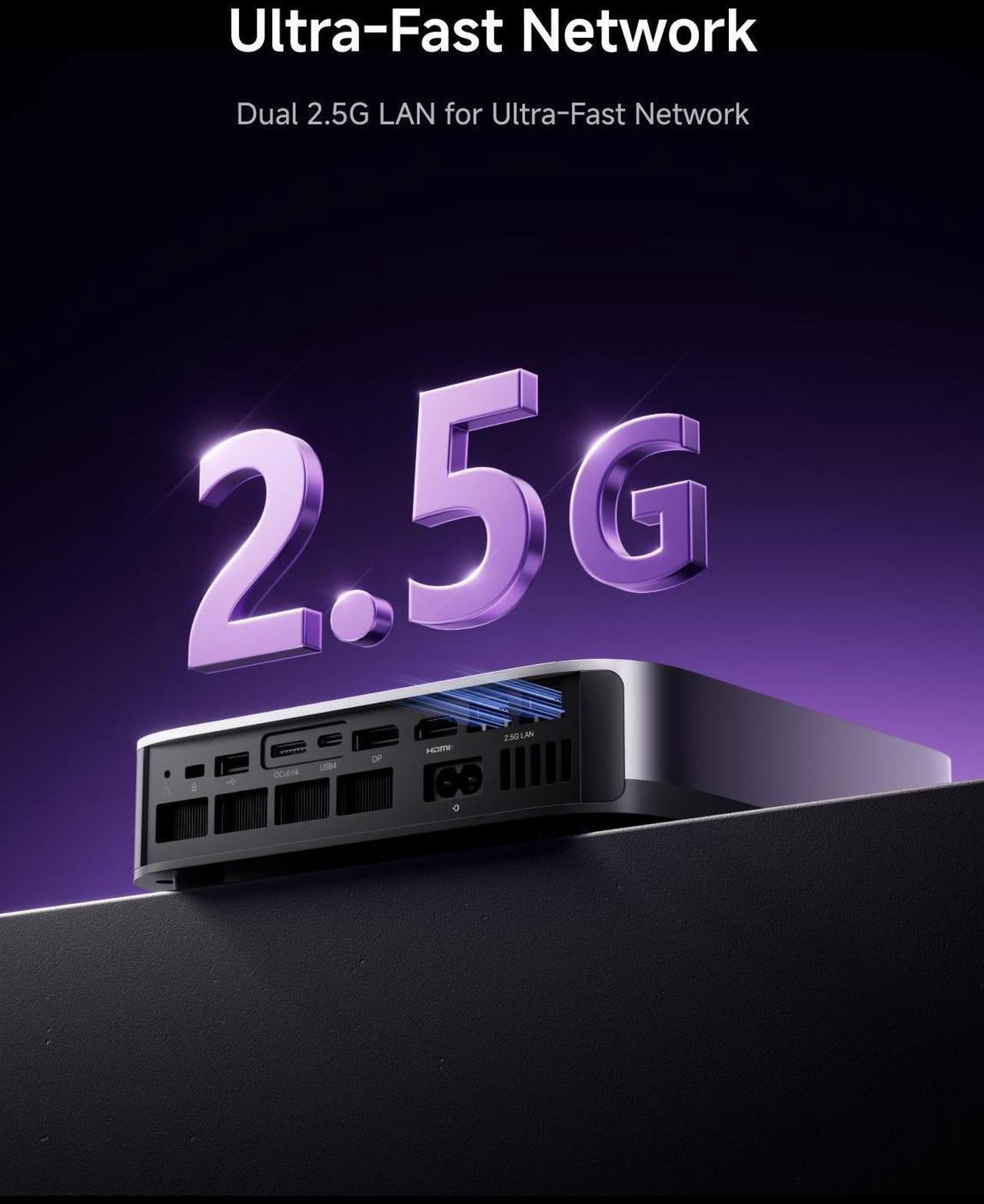 ミニPC MINISFORUM X1-255 MINISFORUM X1-255 Mini PC AMD Ryzen 7 255 64GB RAM 1TB SSD Desktop