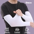 thumbnail image 2 of Arm Sleeves, Cooling UV Sun Protection Sports Compression for Men/Women, 2 of 7