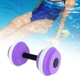 thumbnail image 2 of Mancuerna acuática, mancuerna para piscina, mancuerna de agua para adultos, barra de mano con barra de natación para Púrpura, 2 of 8