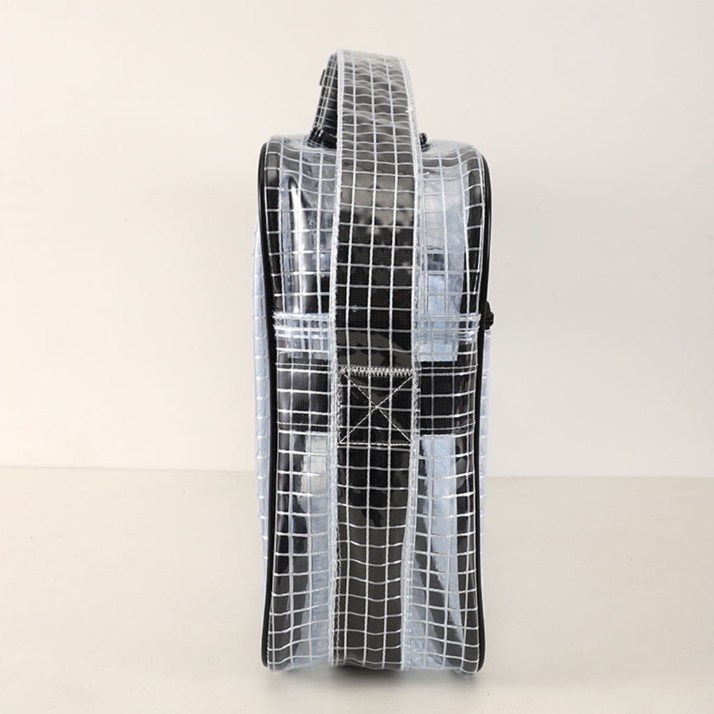 ROCKROK Multi-function Clear PVC Bag Transparent Shoulder Bag Anti-Static Tool Bag
