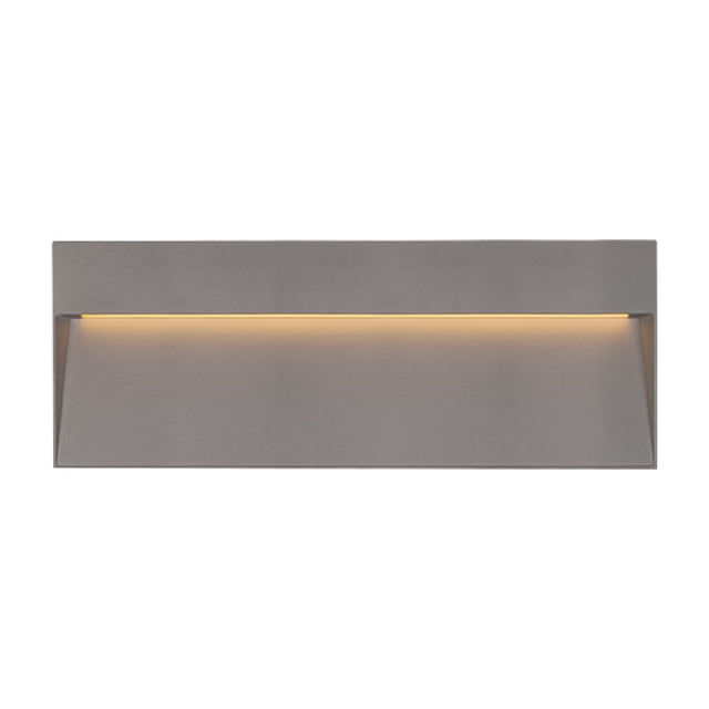 Lámpara De Pared Sobreponer Gris 24 W Luz Cálida Tecnolite