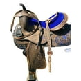 thumbnail image 4 of Resistance Antique Western Adult Barrel Saddle, Leather, with Tack Set, 4 of 6