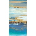 thumbnail image 2 of Pinto, Patricia 11x18 White Modern Wood Framed Museum Art Print Titled - Sea Mystery Panel II, 2 of 4