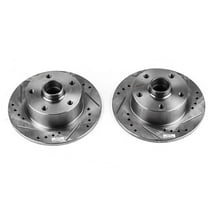Power Stop EBR472XPR Evolution Drilled & Slotted Rotors -Rear