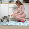 thumbnail image 3 of Blue Christmas Snowflake Pattern Kitchen Rugs Sets Of 2,Anti Fatigue Kitchen Mat Rugs Non Slip Washable,Decorative Kitchen Floor Mats for Kitchen,Sink,Laundry,17"x30"+17"x47", 3 of 7