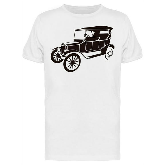 Old Automobile Design T-Shirt Men -Image by Shutterstock, Male Small