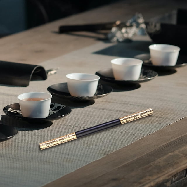 Herramientas de cuchillo de té aguja de té, herramienta de té profesional Kungfu latón, accesorios de de té cortadores de té para Ébano BLESIY Picahielo