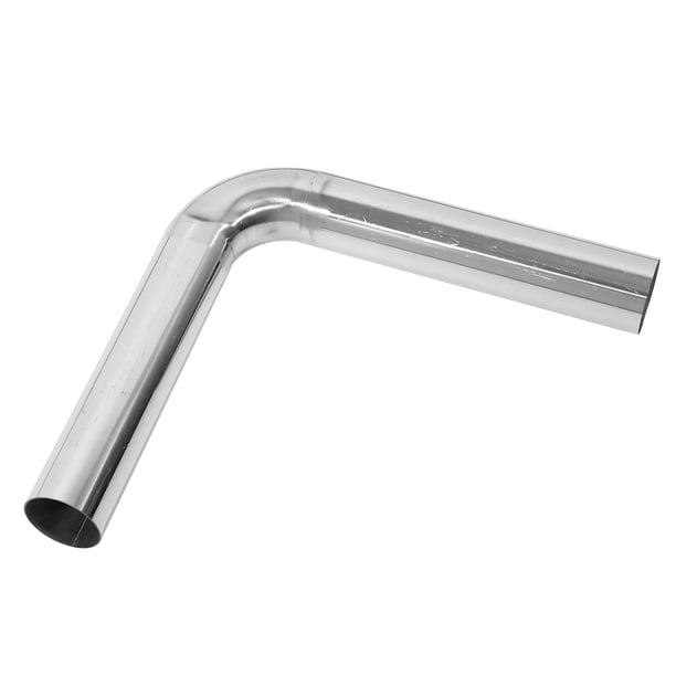 Tubo de Escape Curvado 90 Grados 2.25' OD Acero Inoxidable T-304 12.99' Unique Bargains