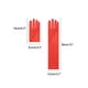 thumbnail image 2 of Guantes de ópera largos de satén brillante para mujer INSPIRE CHIC, con pliegues, de dedo completo, talla única, rojos, 2 of 6