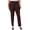 Brown, variant on Plus Size Women's Brown Pull-On Slim-Leg Pants 24WP NWT