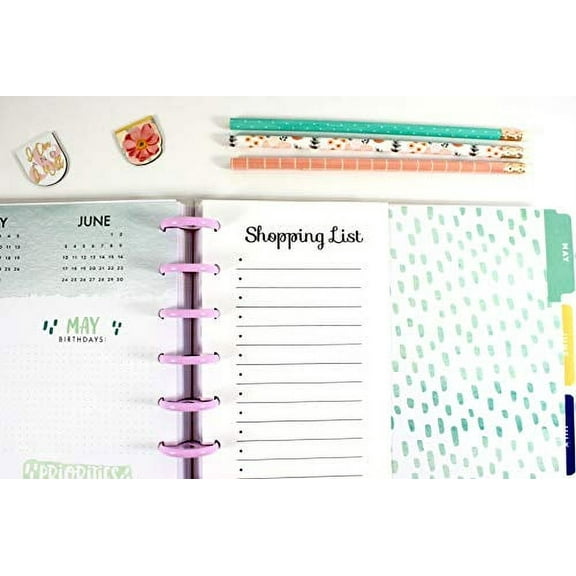 Shopping List Inserts for 11 Disc Planners (Half Page)