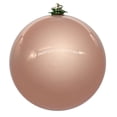 thumbnail image 1 of Adorno Vickerman Esfera Perla Oro Rosa 4 cm con Perforación UV, 6 por Bolsa, 1 of 1