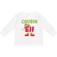 thumbnail image 3 of Inktastic Christmas Cousin Elf Boys or Girls Long Sleeve Toddler T-Shirt, 3 of 5