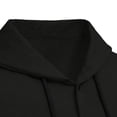 thumbnail image 6 of Nmnitkp Men's Lightweight Hooded Button Down Shirt Jacket Long Sleeve Dual Chest Pockets Casual Fashion Shacket Fall Spring Layering Top for Daily Outdoor Vacation Commute Wear Black,S, 6 of 9