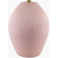 thumbnail image 3 of Livabliss Table Lamps, 23" Padstow Modern Bedside Nightstand Table Lamp for Bedroom Living Room Office, Pink Body with White Shade (23"H x 16"W x 16"D), 3 of 6