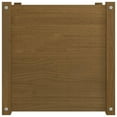 thumbnail image 4 of vidaXL Garden Planter Honey Brown 19.7"x19.7"x19.7" Solid Wood Pine, 4 of 8