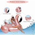 thumbnail image 4 of Huge Flamingo Inflatable Pool Float Summer Beach Float Swimming Pool Party Toys_Perfect Gift, 4 of 5