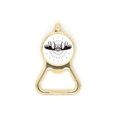 thumbnail image 1 of Elk Radiation-shaped Animals Beer Bottle Cap Opener Stainless Steel Key Chain, 1 of 3