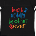 thumbnail image 4 of Inktastic Best Middle Brother Ever Little Boy Boys Toddler T-Shirt, 4 of 5