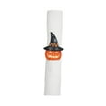 thumbnail image 2 of Witchy Pumpkin Halloween Napkin Ring Set of 6, 2 of 4
